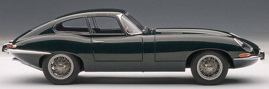 AutoArt 1/18 Jaguar E-Type Coupe Ser 1 3.8 Green